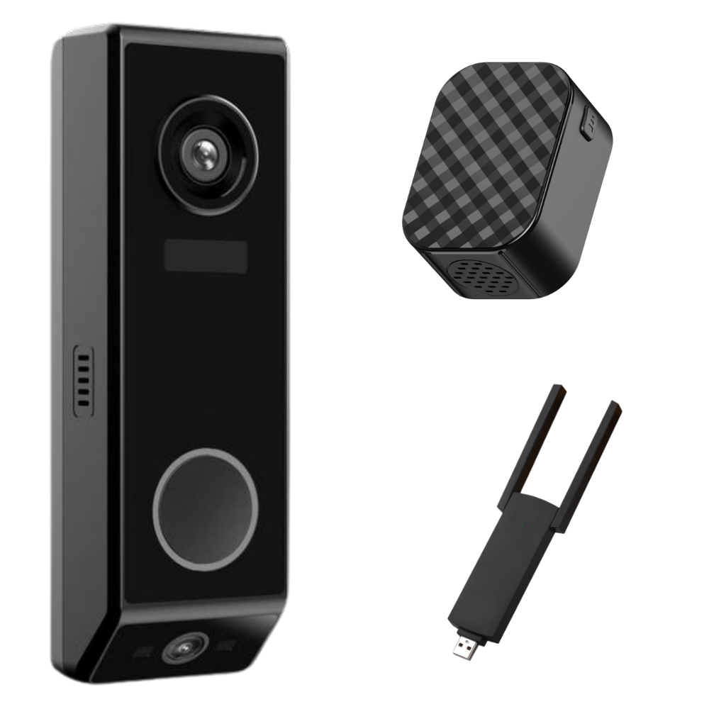 DualCam Video Deurbel Wifipakket - Beldeur