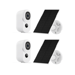 2x Beveiligingscamera met Zonnepaneel - Beldeur
