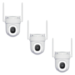 3x Bedrade Beveiligingscamera - Beldeur