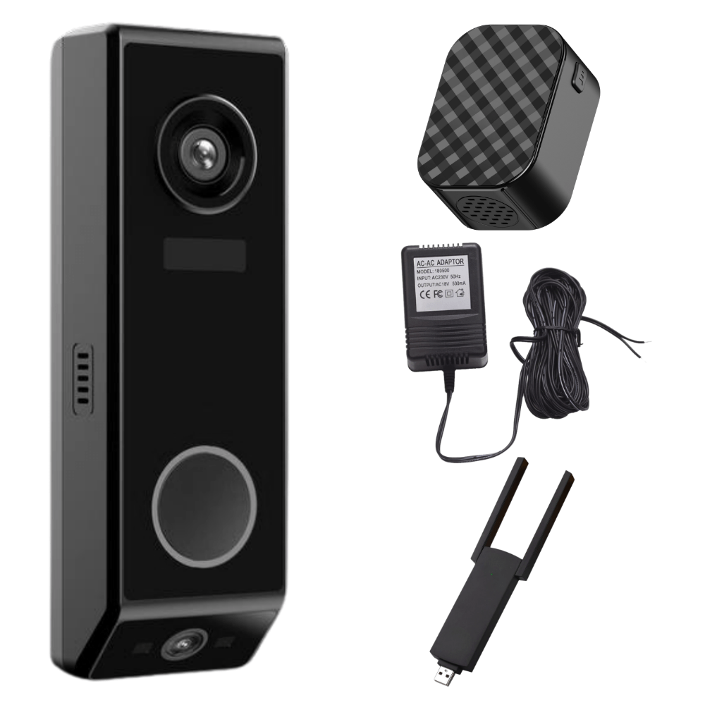 DualCam Video Deurbel Wifipakket - Beldeur