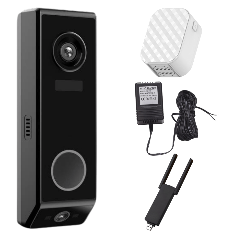 DualCam Video Deurbel Wifipakket - Beldeur
