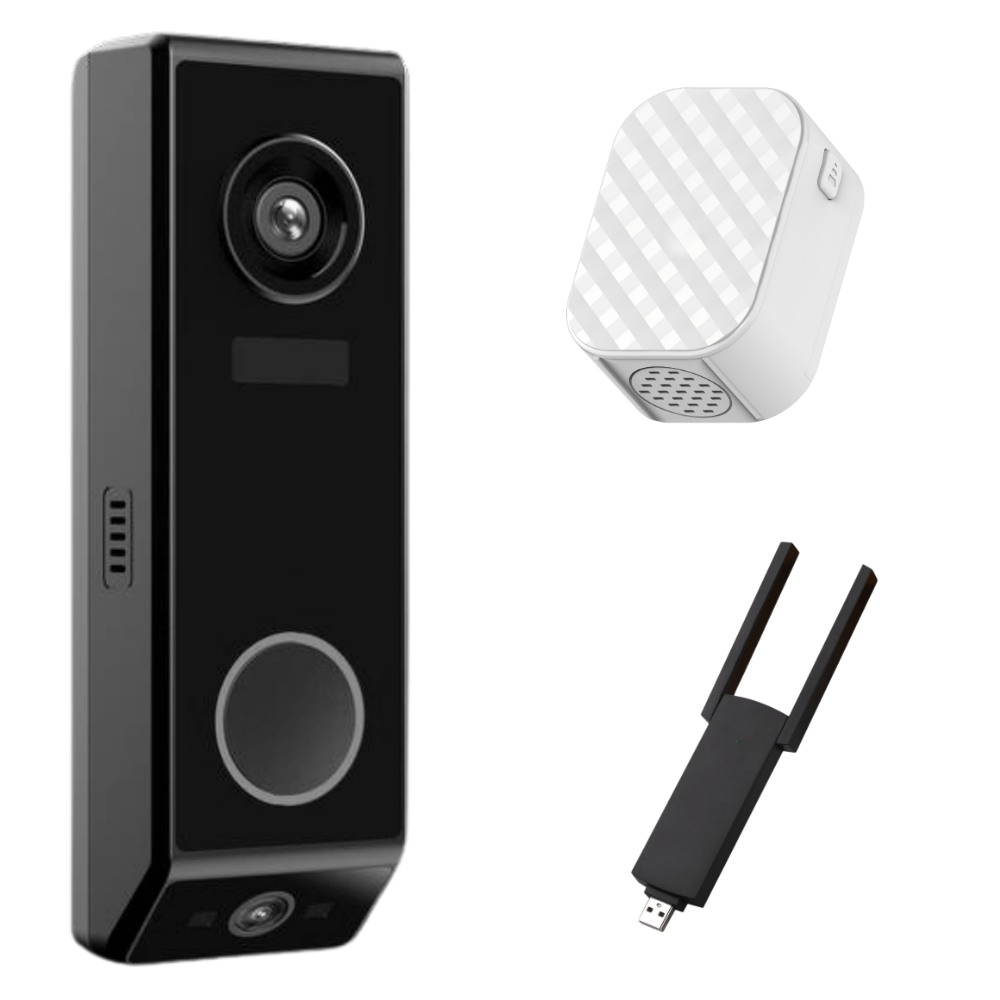 DualCam Video Deurbel Wifipakket - Beldeur